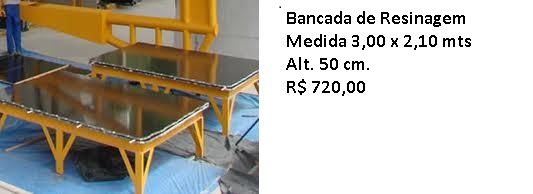 Mesa para Resinagem COD: 017